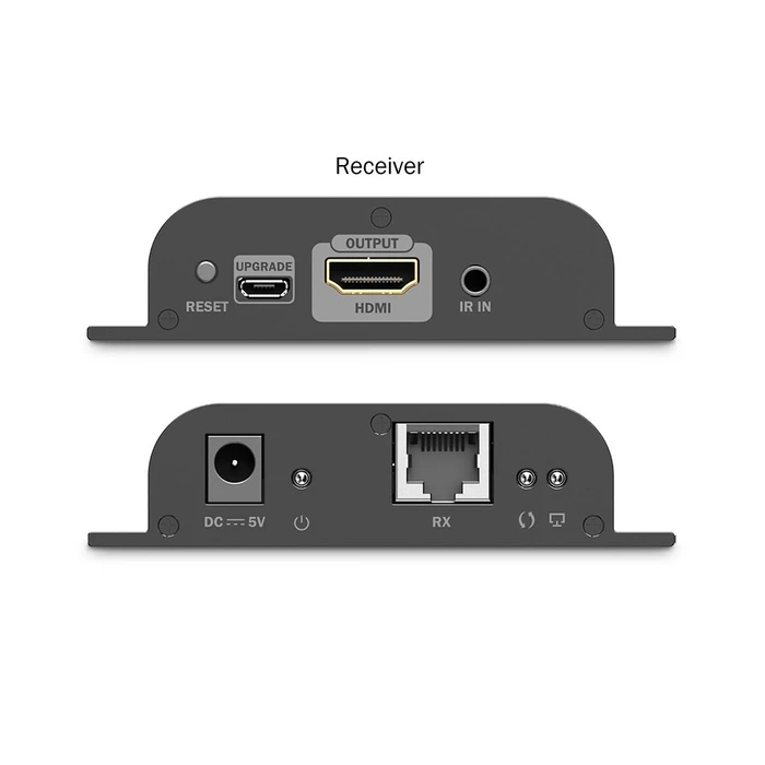 Διανομέας HDMI Digitus IP Receiver 4K/60Hz Black