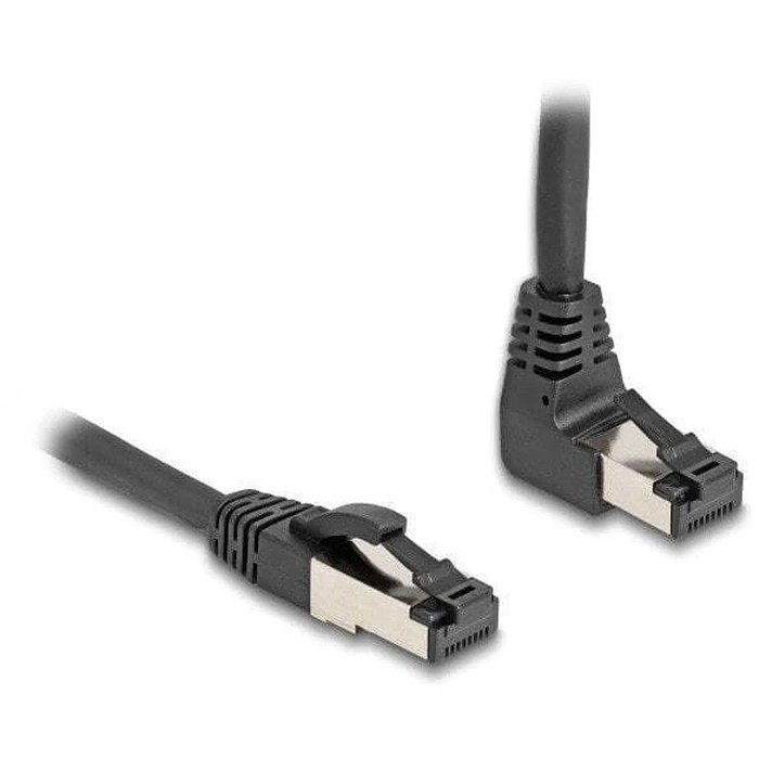 Καλώδιο Δικτύου Delock RJ45 Cat.8.1S/FTP 90ø bottom angled/straight