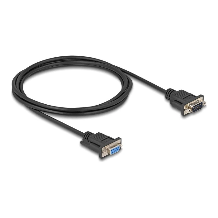 Καλώδιο Σειριακό Delock RS-232 D-Sub9 St to Bu Plug housing 2m