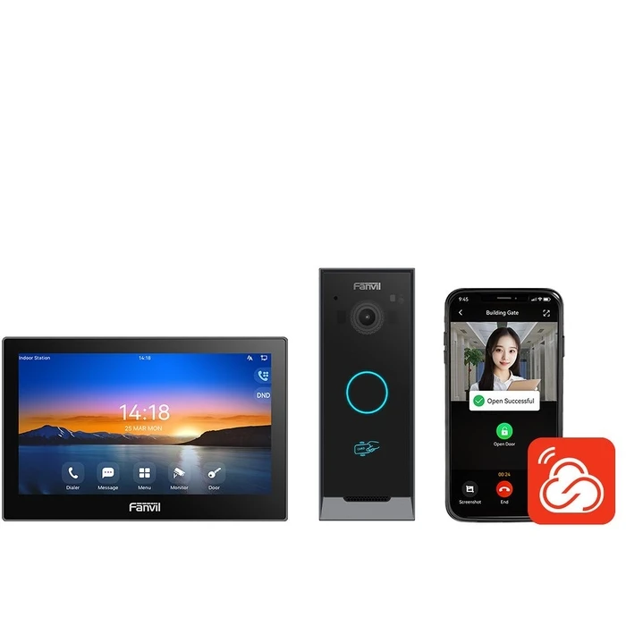 Θυροτηλεόραση Fanvil VIK-01 KIT Audio and Video