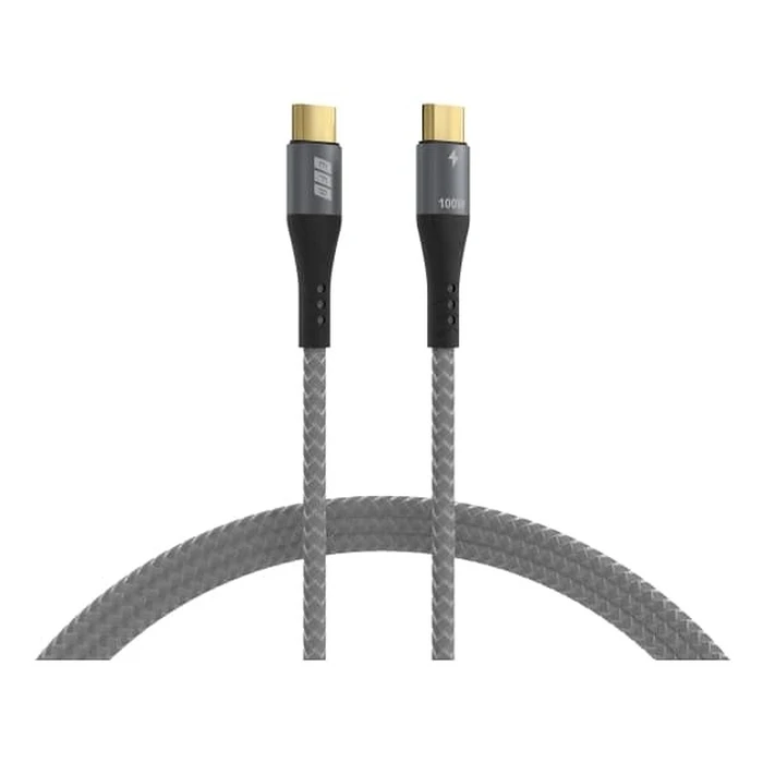 Καλώδιο EFB USB-C 100W PD 3.0 5A E-Marker Chip 1m Gray