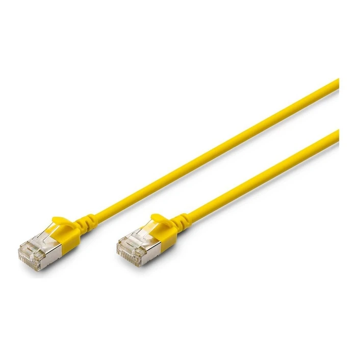 Καλώδιο Δικτύου Digitus CAT 6A F/FTP Slim 1,50m Yellow