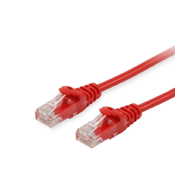 Καλώδιο Δικτύου Equip Cat6A U/UTP 2xRJ45 0.25m Red LSZH polybag