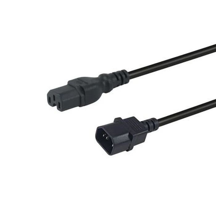 Καλώδιο Τροφοδοσίας Equip C14 ->C15 M/F Black 3.00m