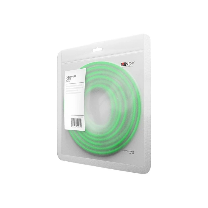 Καλώδιο Δικτύου Lindy Cat6 U/UTP Green 20m