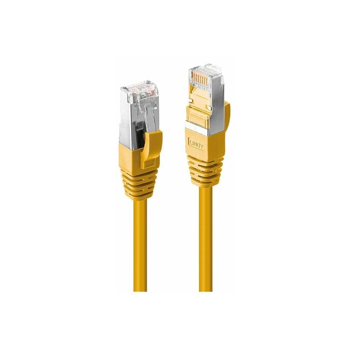 Καλώδιο Δικτύου Lindy Cat6A S/FTP LSZH, Yellow 2,00m