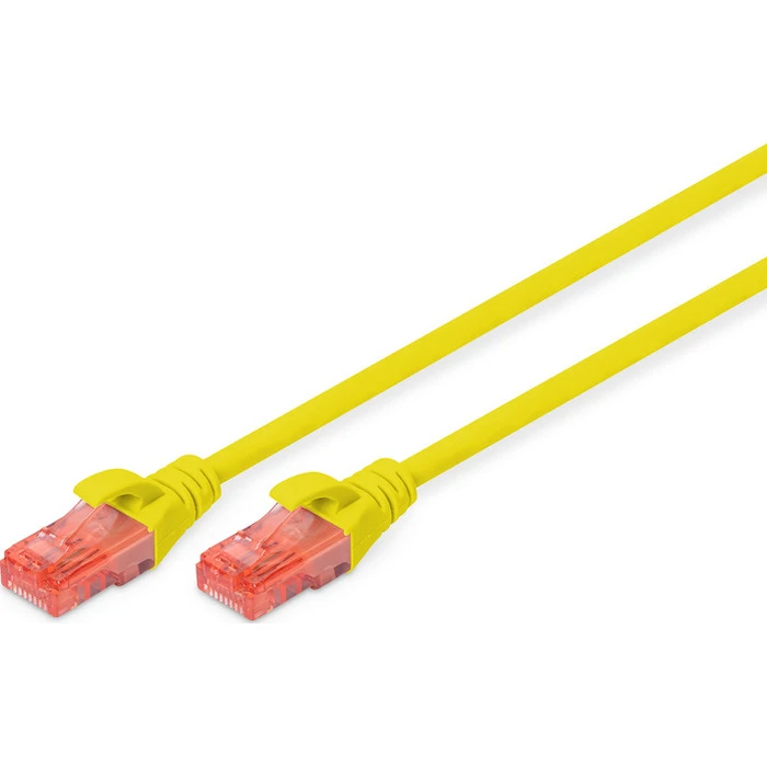 Καλώδιο Δικτύου Digitus CAT 6 U/UTP - LSZH, 10m, Yellow