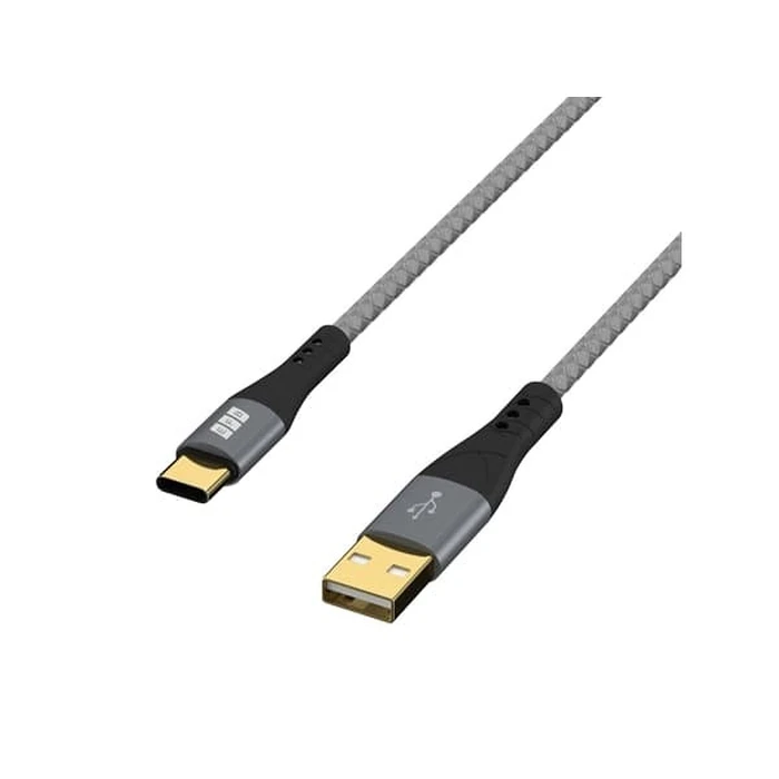 Καλώδιο EFB USB-A to USB-C 60W QC 3A 3m Gray