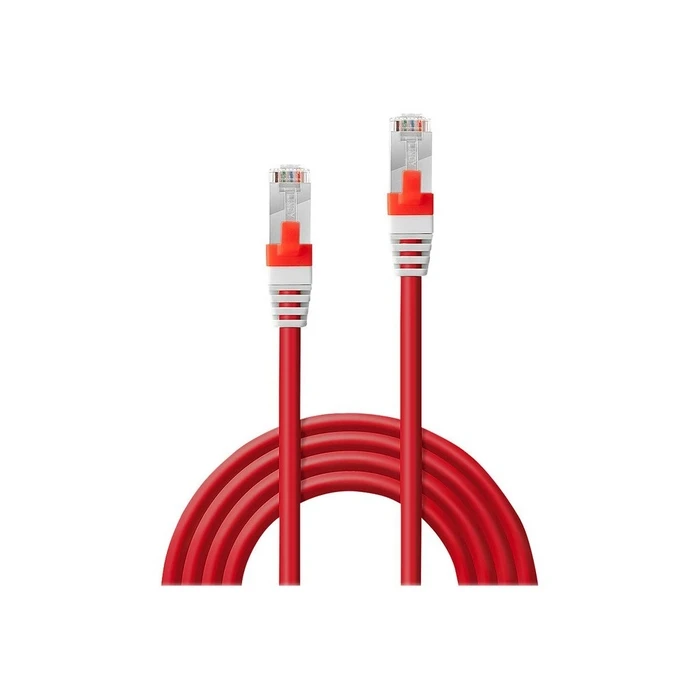 Καλώδιο Δικτύου Lindy Cat6(A) SSTP / S/FTP PIMF Red 5.00m 10Gbit