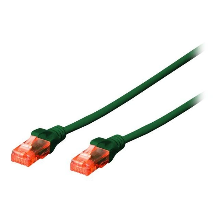 Καλώδιο Δικτύου Digitus Cat6 U/UTP 2xRJ45 5.0m Green LSZH