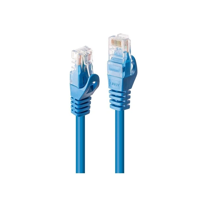Καλώδιο Δικτύου Lindy Cat6 U/UTP Basic Blue 5.00m
