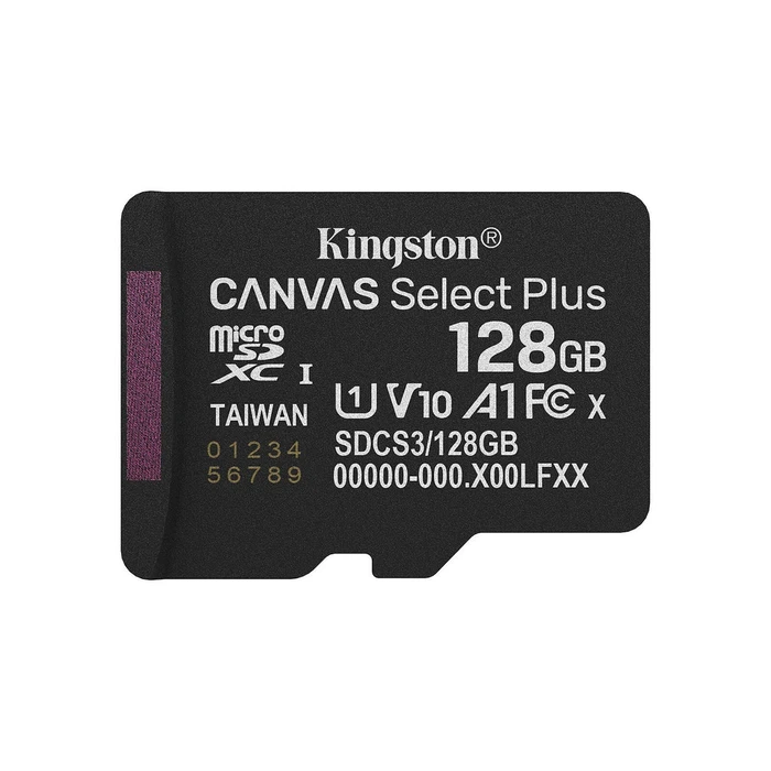 Κάρτα Μνήμης microSD 128GB Kingston SDXC Canvas+ Gen3 o.Adapter