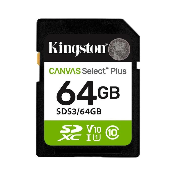 Κάρτα Μνήμης SDXC 64GB Kingston Canvas Plus Gen3 C10