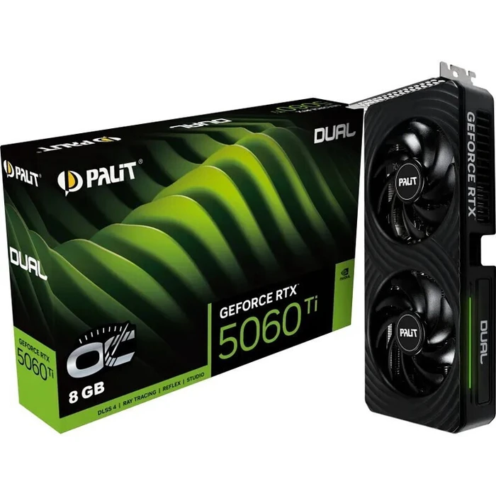 Κάρτα Γραφικών Palit RTX5060 TI DUAL OC 8GB GDDR7 HDMI 3xDP