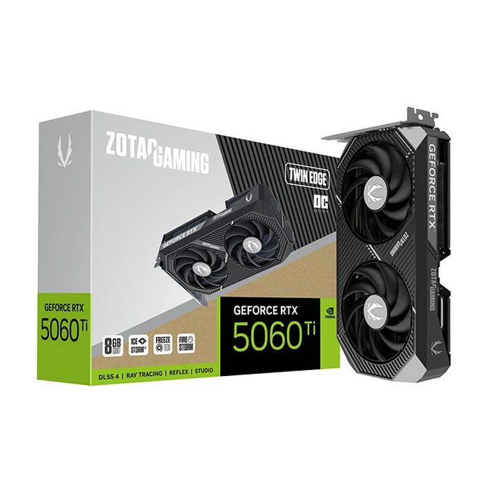 Κάρτα Γραφικών Zotac RTX 5060 TI Twin Edge OC 8GB GDDR7 HDMI 3xDP