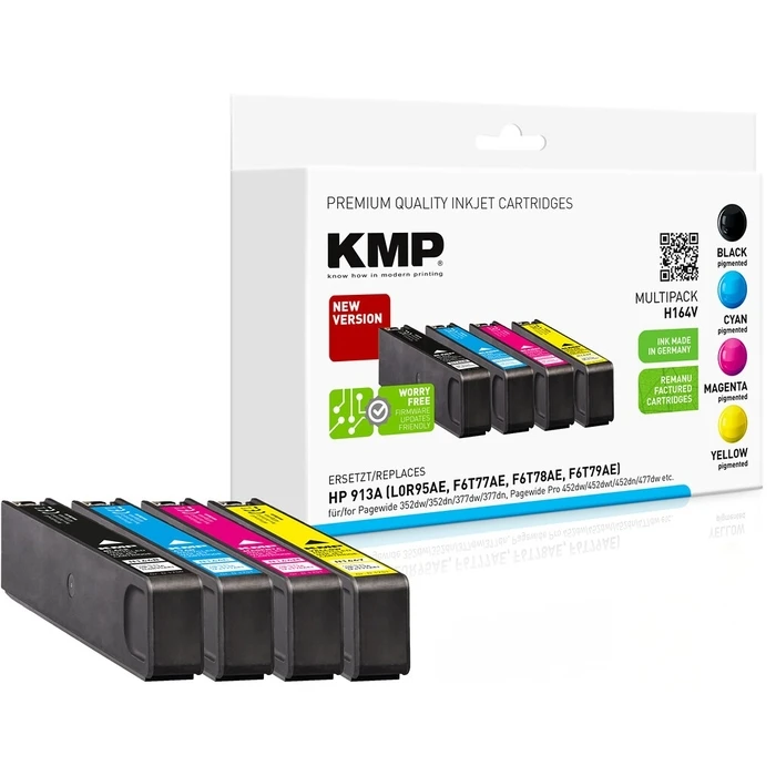 Μελάνι Συμβατό KMP HP NR.913A Multip.3000-3500 S. H164V Hybrid-Chip refilled