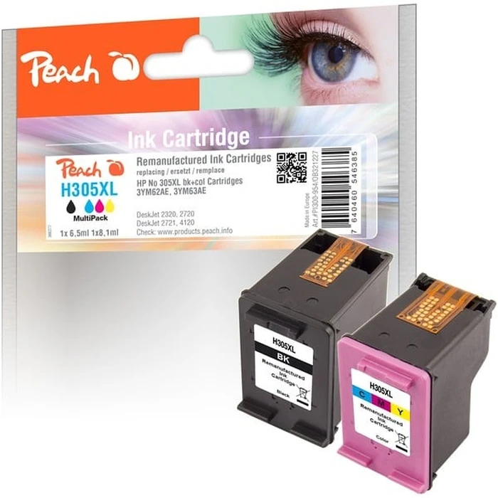 Μελάνι Συμβατό Peach HP Nr.305XL Multipack Black & color