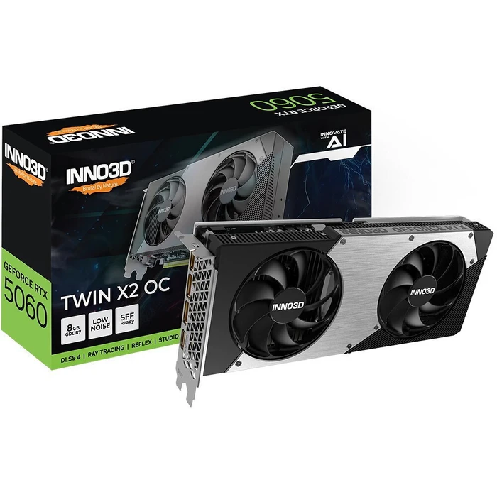 Κάρτα Γραφικών Inno3D RTX5060 Twin X2 OC 8GB GDDR7 HDMI 3xDP