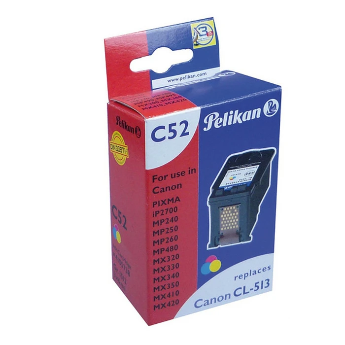Μελάνι Συμβατό Pelikan Canon C52 CL513 Tricolor