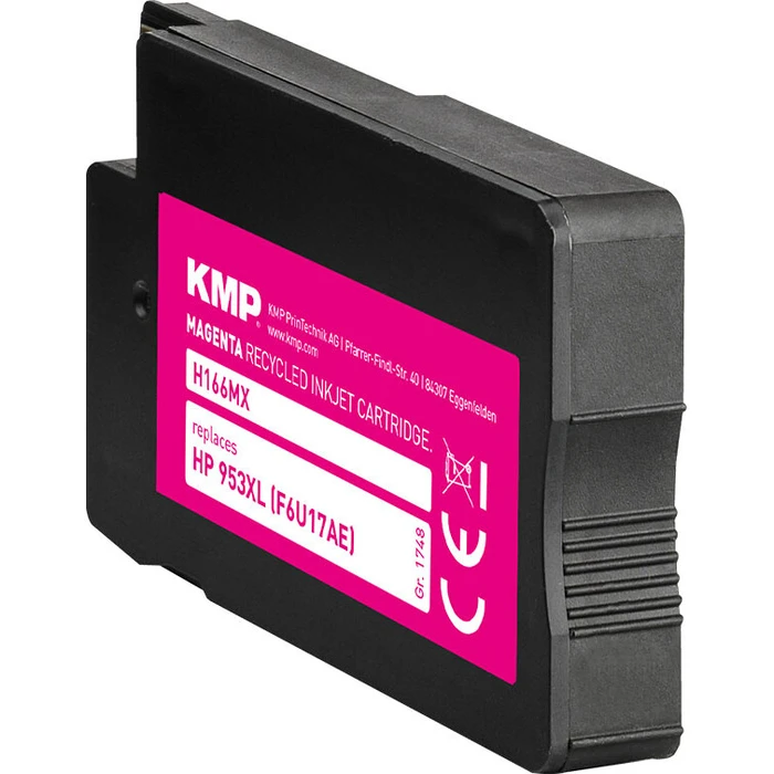 Μελάνι Συμβατό KMP HP 953XL (F6U17AE) magenta 2000 S. Hybrid-Chip refilled