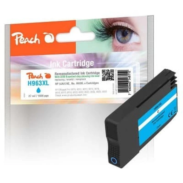 Μελάνι Συμβατό Peach HP Nr.963XL 3JA27AE cyan OEM reset