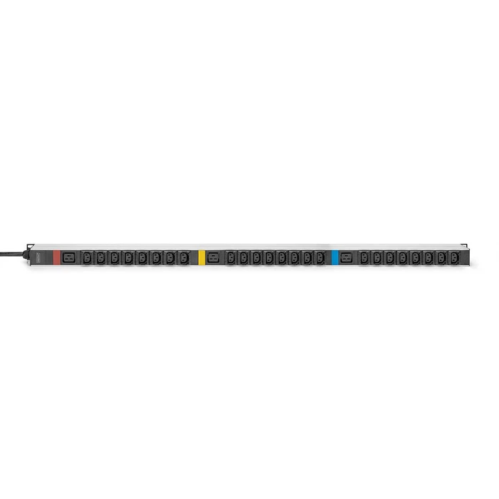 Πολύπριζο Rack Digitus PDU 3-phas. 24xC13 3xC19 230V/16A Black
