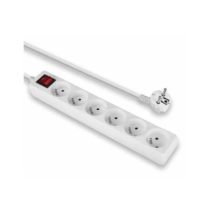 Πολύπριζο Lindy with Schalter FR 6-way