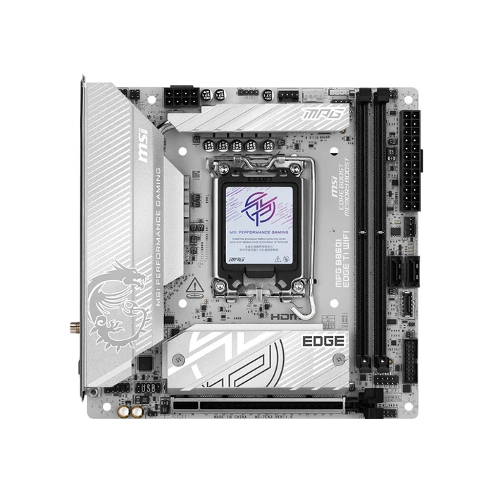Motherboard MSI MPG B860I EDGE TI WIFI (B860,S1851,mITX,DDR5)