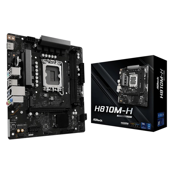Motherboard ASRock H810M-H 1851 mATX HDMI DDR5
