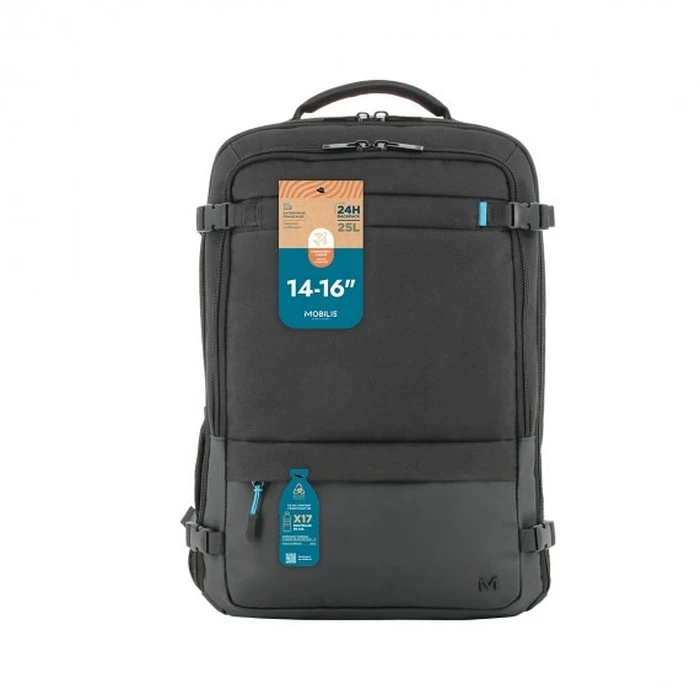 Τσάντα Laptop Mobilis Trendy 24h Backpack 14-16'' Black 25L 100% Recycled