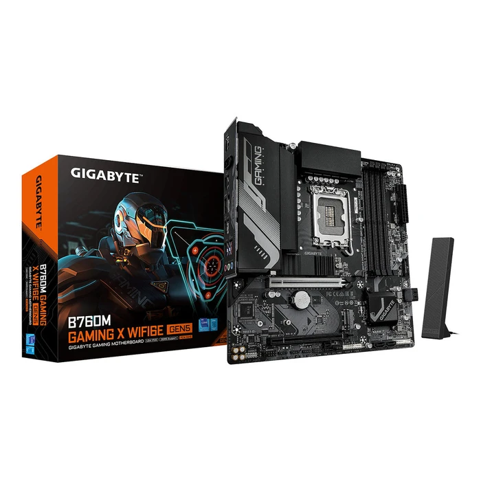 Motherboard Gigabyte B760M Gaming X WiFi6E Gen5 (B760,S1700,mATX,DDR5