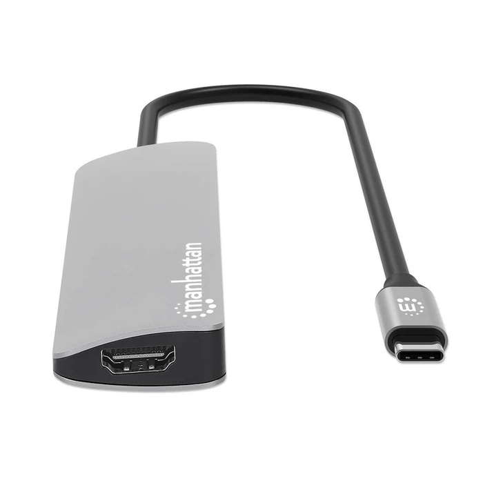 Docking Station Manhattan USB-C PD to HDMI 7-in-1 4K