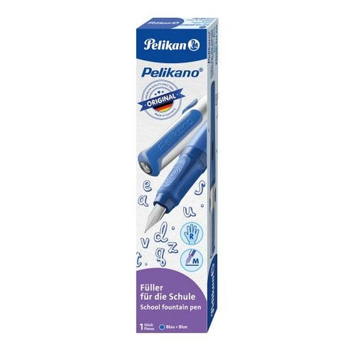 Πένα Pelikan Pelikano original for right-handers blue M