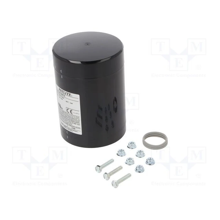 Φωτεινός Σηματοδότης Patlite Basis Modul LR7-02KTNK Direkt/Rohrmontage Black