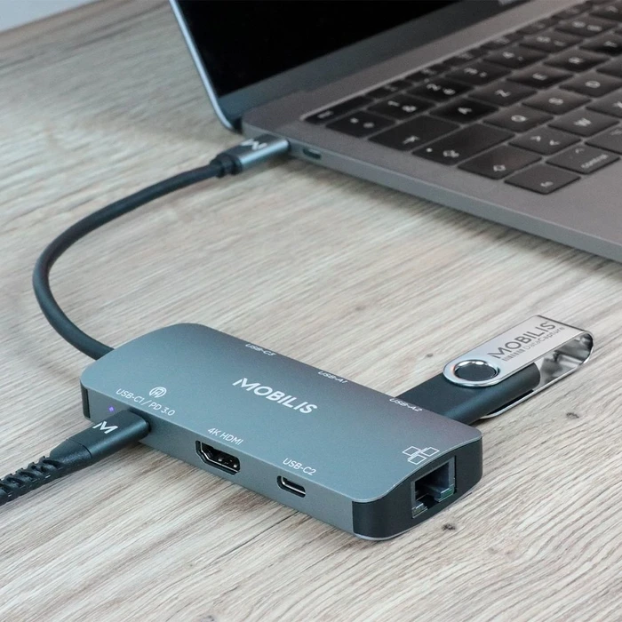 Docking Station Mobilis USB-C 7 in 1 100 W Max