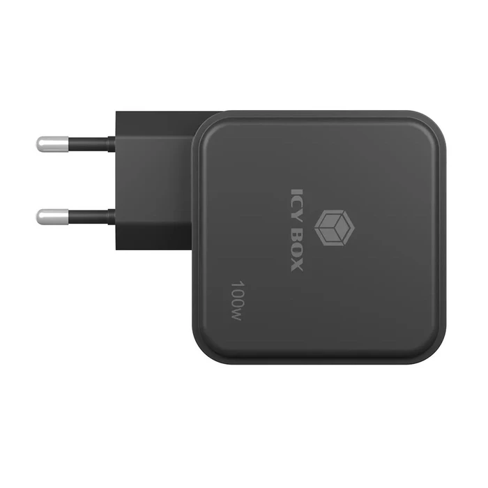 Φορτιστής Πρίζας 4-Port Icy Box 100W GaN with PD 3.0
