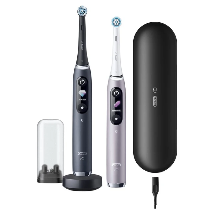 Ηλεκτρική Οδοντόβουρτσα Oral-B iO Series 9 Duo Pack Magnetic Black, Pink