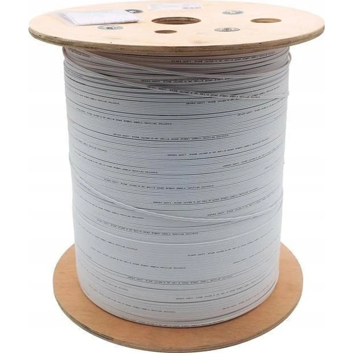 Καλώδιο Οπτικής Ίνας Allied FTTH 2 SC, SM 9/125 OS2 G657A1, B2ca LSOH, White, 1km