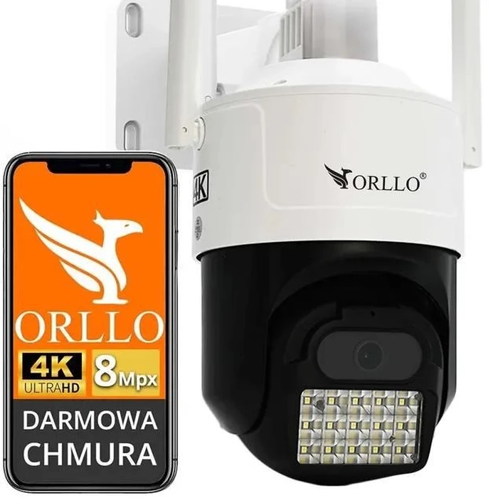 Κάμερα Παρακολούθησης IP Orllo Z17 Ultra 4K rotatable GSM SIM