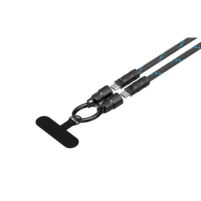 Καλώδιο USB Havit CB6340 - charging cable, 1.2m (Black/blue)