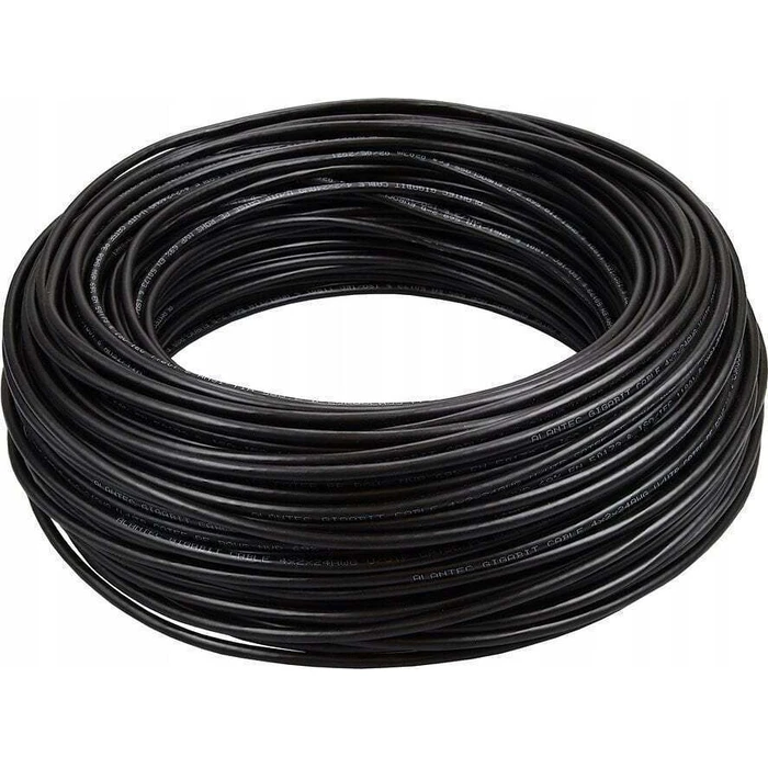 Καλώδιο Δικτύου Outdoor dry Digitus cat.5e, U/UTP, Fca, AWG 24/1, PE, 100m, Black