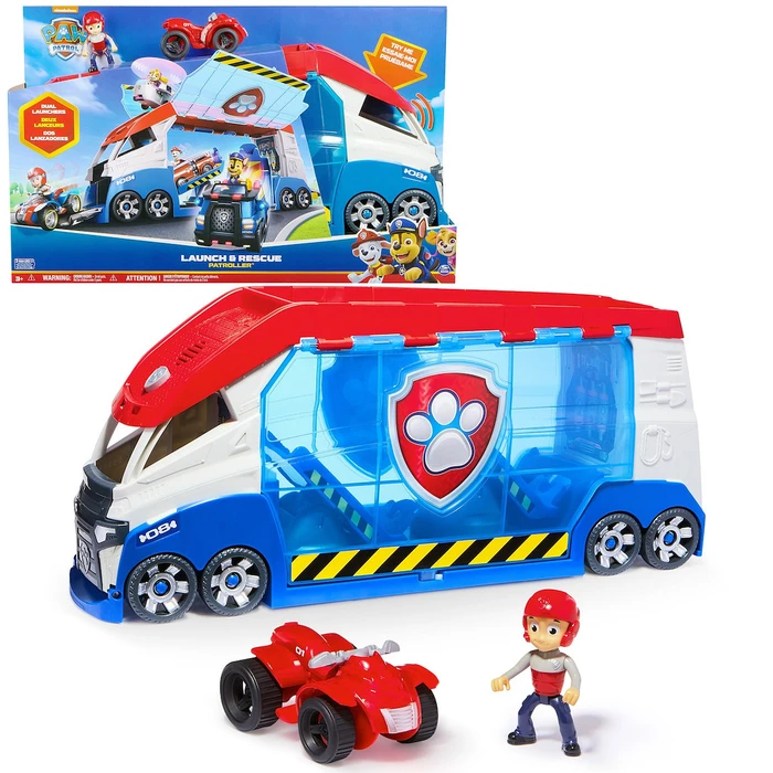Αυτοκινητάκι Paw Patrol , Transforming Paw Patroller with Vehicle Launchers,