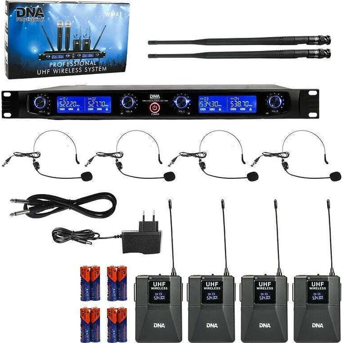 Μικρόφωνο DNA WM4 Wireless Mic Set 4x Transmitters