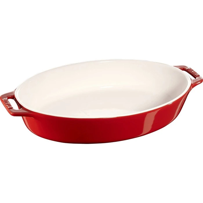 Πυρίμαχο Σκεύος Staub Oval Ceramic Platter - 2.3 ltr, Red