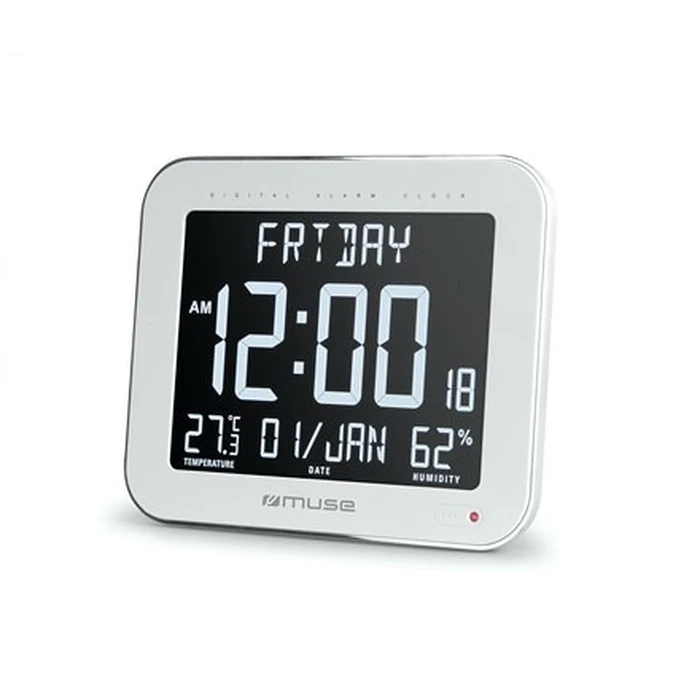Ρολόι Muse w. Alarm function M-090 WMC White