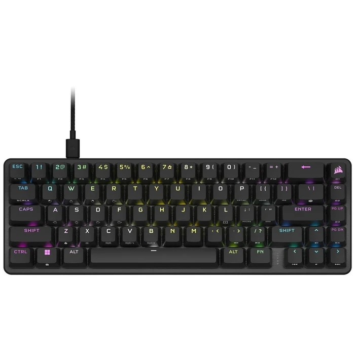 Πληκτρολόγιο Gaming Corsair K65 PRO Mini USB QWERTZ German Black