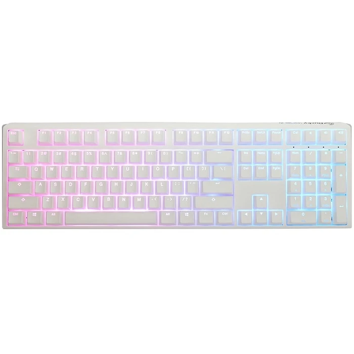 Πληκτρολόγιο Gaming Ducky One 3 RGB USB QWERTY US English White