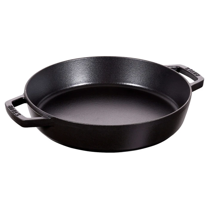 Τηγάνι Staub Cast Iron with Two Handles - 26 cm, Black