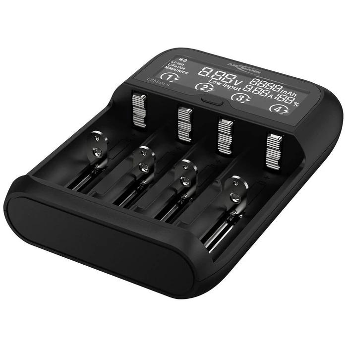 Φορτιστής Μπαταριών Ansmann 1001-0122 LCD Li-Ion NiMH LiFePO4