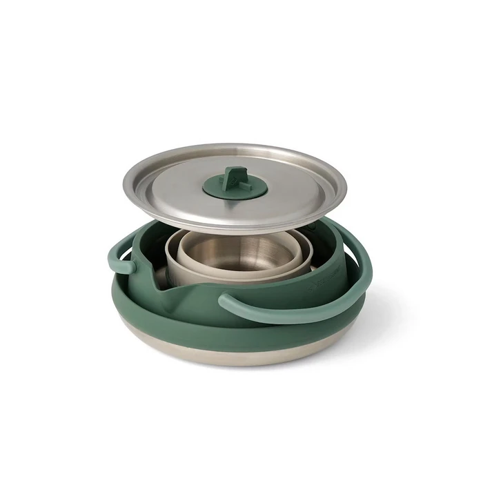 Σκεύη Camping Sea to Summit Detour SL Steel Cook Set 3P